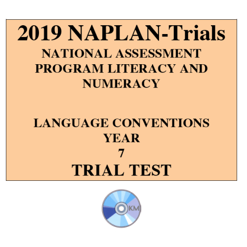 2019 Kilbaha NAPLAN Trial Test Year 7 Language Hard Copy